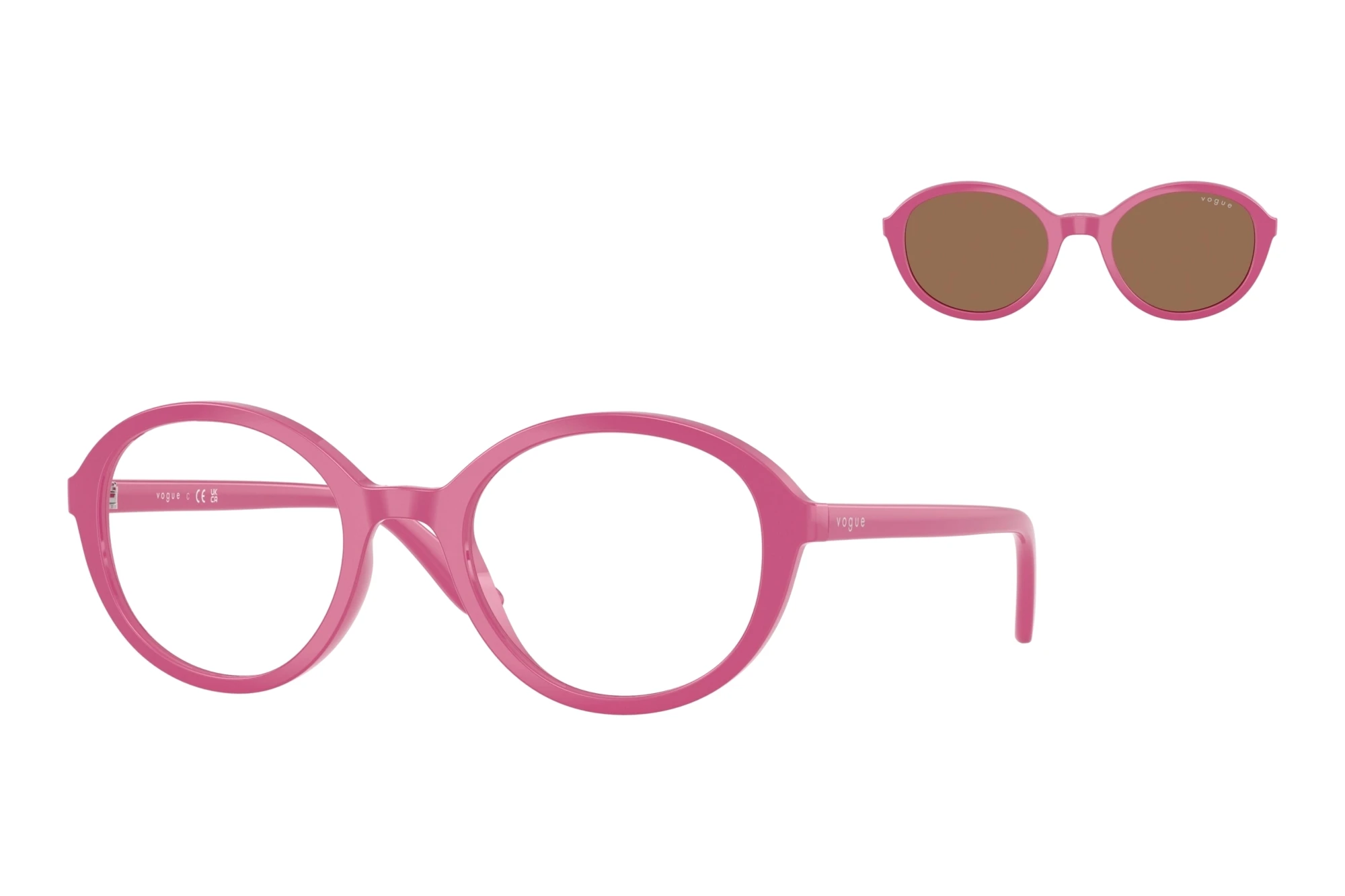 Vogue Eyewear VJ2037 33171W ClearFull Pink Vogue Eyewear VJ2037 33171W ClearFull Pink