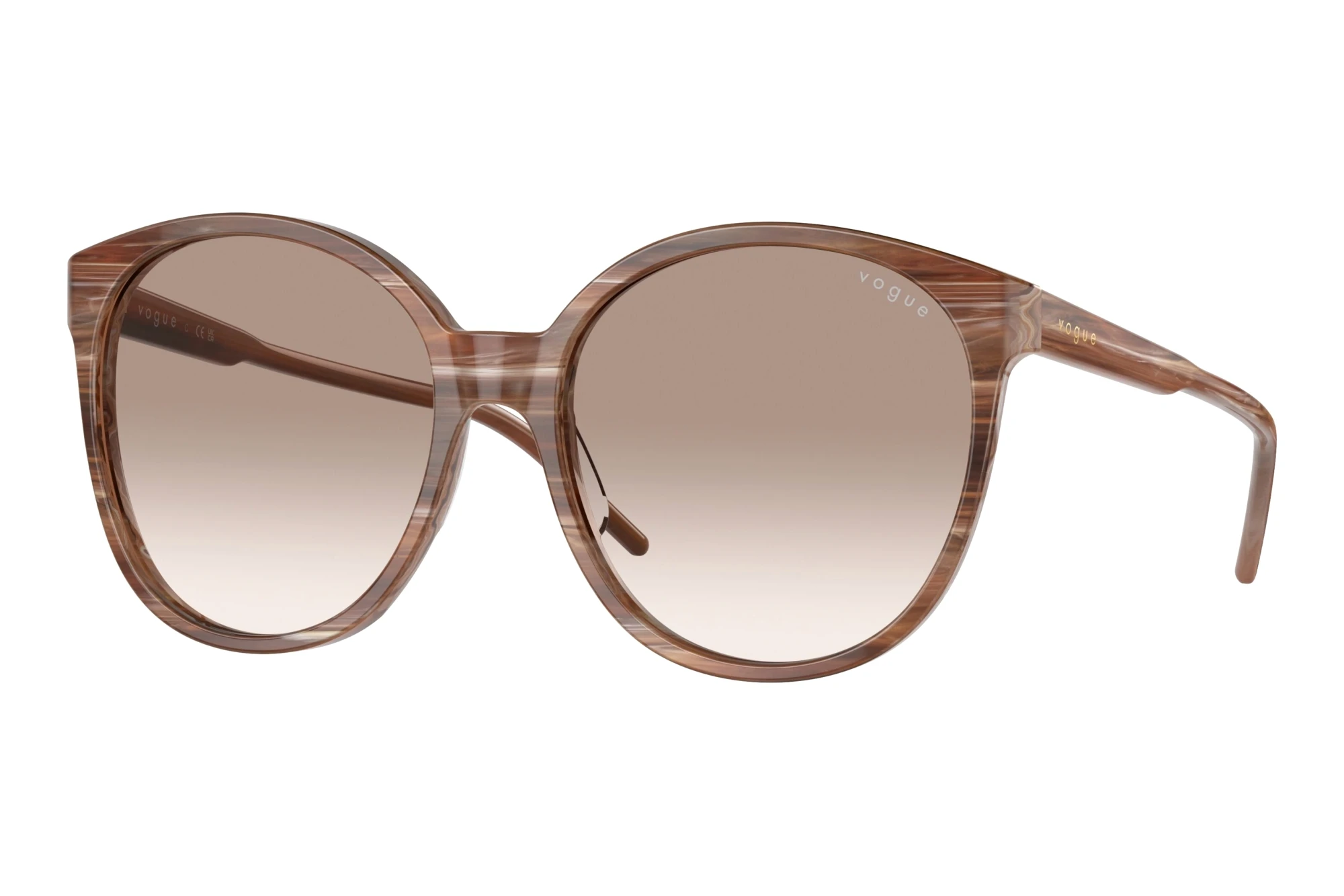 Vogue Eyewear VO5509S 307113 Clear Gradient BrownBrown Horn Vogue Eyewear VO5509S 307113 Clear Gradient BrownBrown Horn