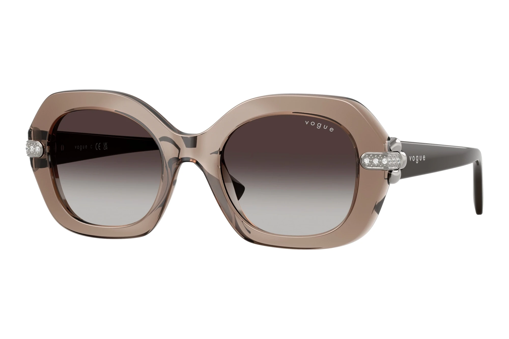 Vogue Eyewear VO5706SB 29408G Grey GradientTransparent Brown Vogue Eyewear VO5706SB 29408G Grey GradientTransparent Brown