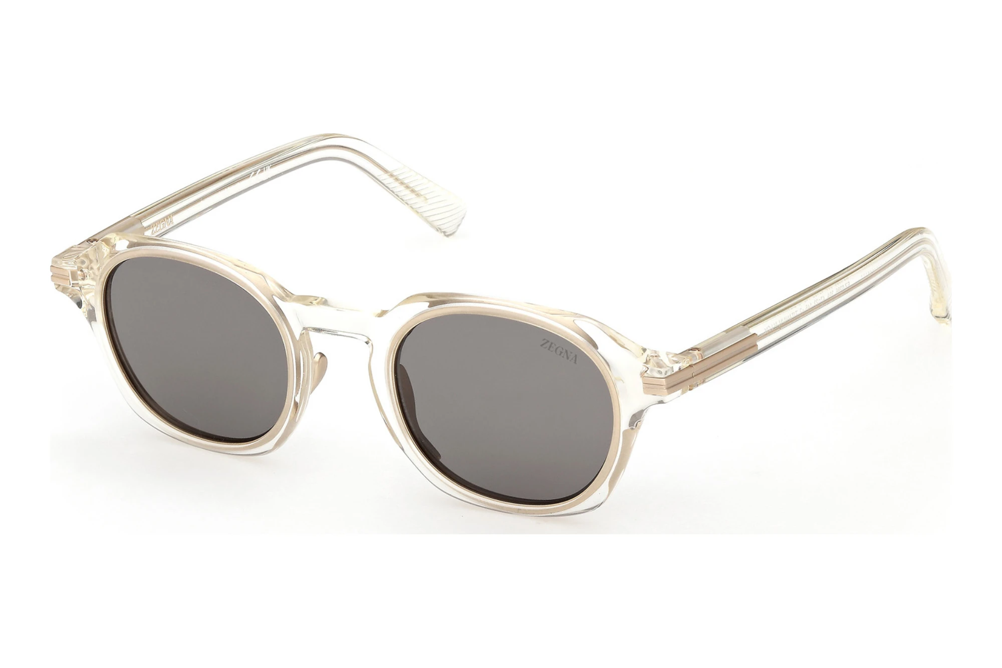 Zegna EZ0286 39A grauGlänzend Hell Gelb Zegna EZ0286 39A grauGlänzend Hell Gelb