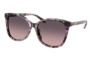 Coach HC8271U 584346 Smoke Purple GradientAmethyst Pearl Tortoise