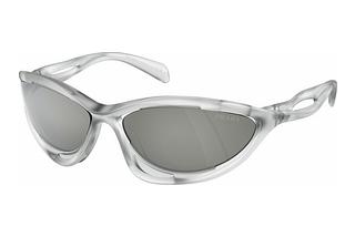 Prada PR A23S 14V60H Clear Mirror Silver 80Frosted Crystal