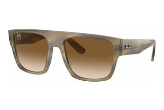 Ray-Ban RB0360S 140551 Clear & BrownStriped Green