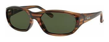 Ray-Ban RB2016 820/31 Green Classic G-15Striped Red Havana