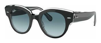 Ray-Ban RB2192 12943M Blue Gradient GreyBlack On Transparent