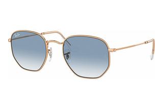 Ray-Ban RB3548 92023F Clear & BlueRose Gold