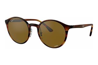 Ray-Ban RB4336CH 820/BB Polarized BrownStriped Red Havana