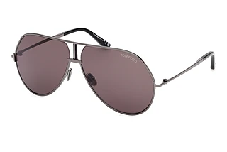 Tom Ford FT1281 08A grauGlänzend Gunmetal