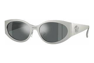 Versace VE2263 12666G Light Grey Mirror BlackMatte Silver
