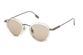 Zegna EZ0276 39E braunGlänzend Hell Gelb