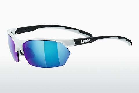 Sonnenbrille UVEX SPORTS sportstyle 114 white-black mat