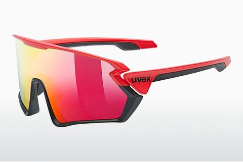 Slnečné okuliare UVEX SPORTS sportstyle 231 red black mat