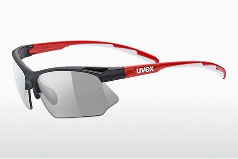 Sunčane naočale UVEX SPORTS sportstyle 802 V black red white