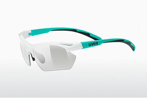 Solglasögon UVEX SPORTS sportstyle 802 s V white mint mat
