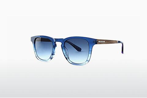 Sonnenbrille Wood Fellas Mindset (11717 walnut/blue)
