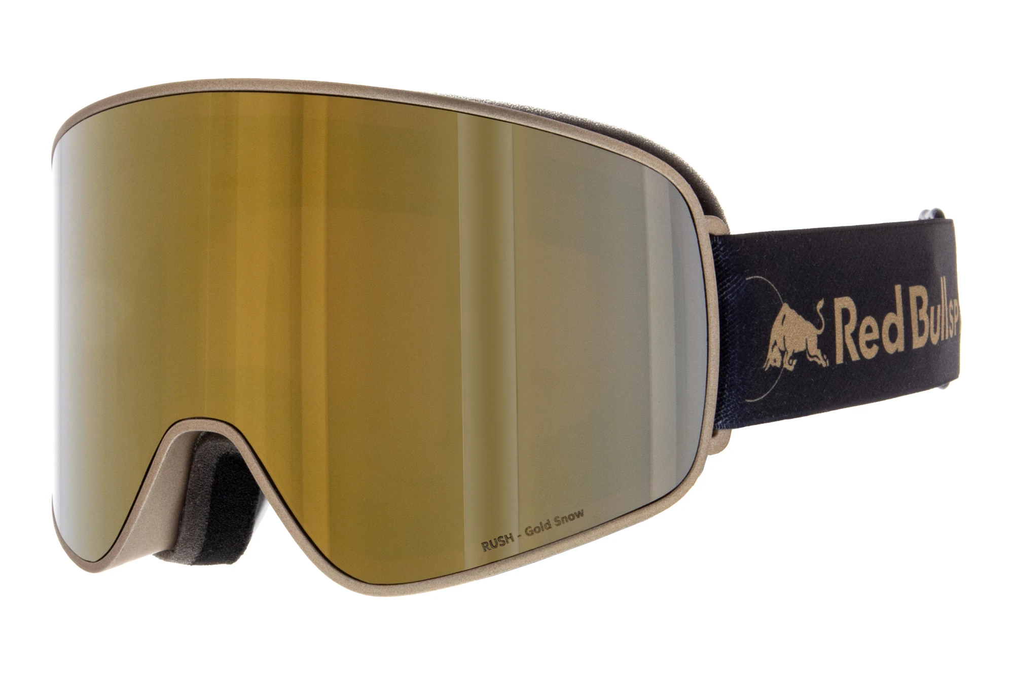 Red Bull SPECT RUSH 005 gold snow - orange with gold mirror cat. S3gold Red Bull SPECT RUSH 005 gold snow - orange with gold mirror cat. S3gold