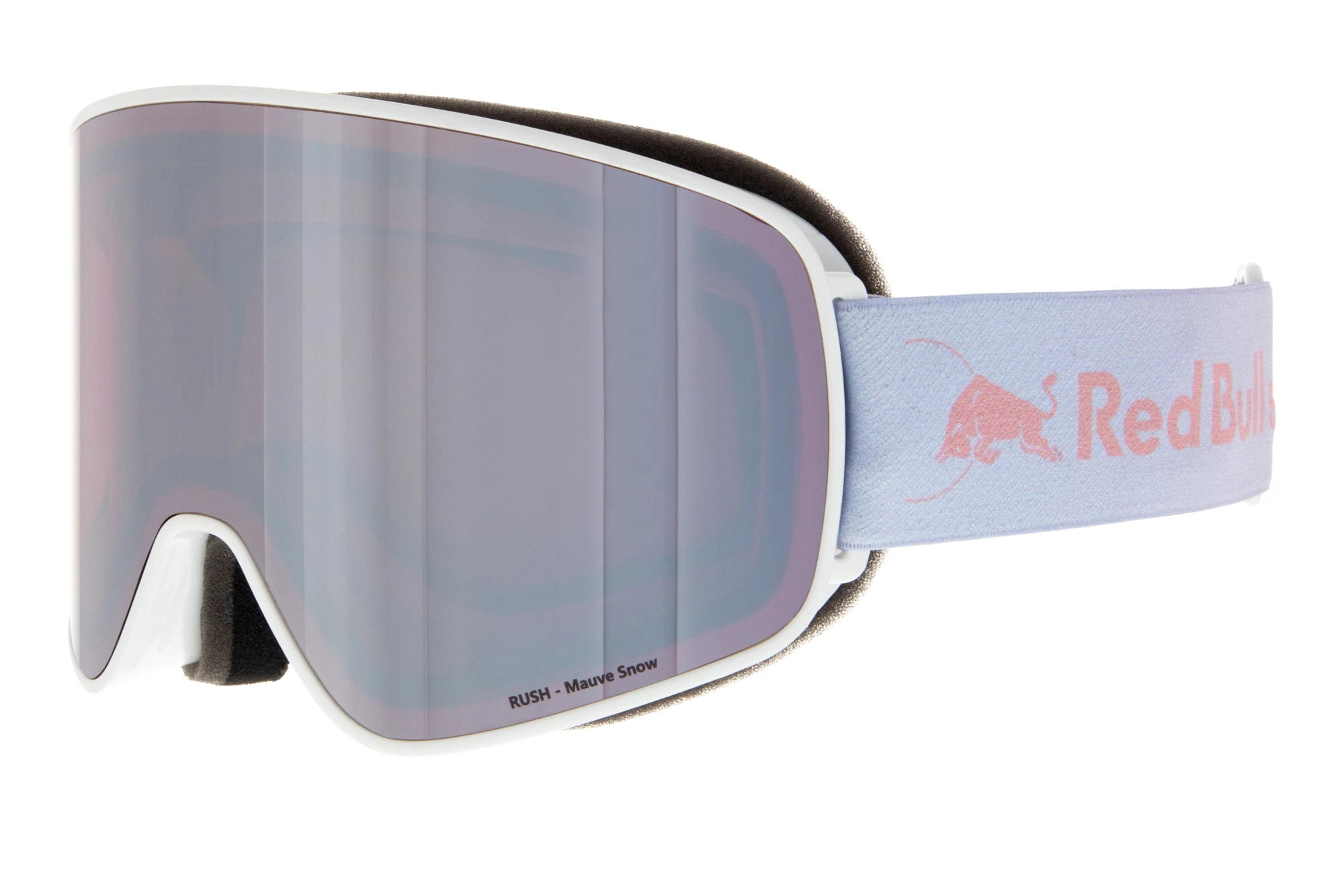 Red Bull SPECT RUSH 006 mauve snow, red with silver flash, S.3white Red Bull SPECT RUSH 006 mauve snow, red with silver flash, S.3white