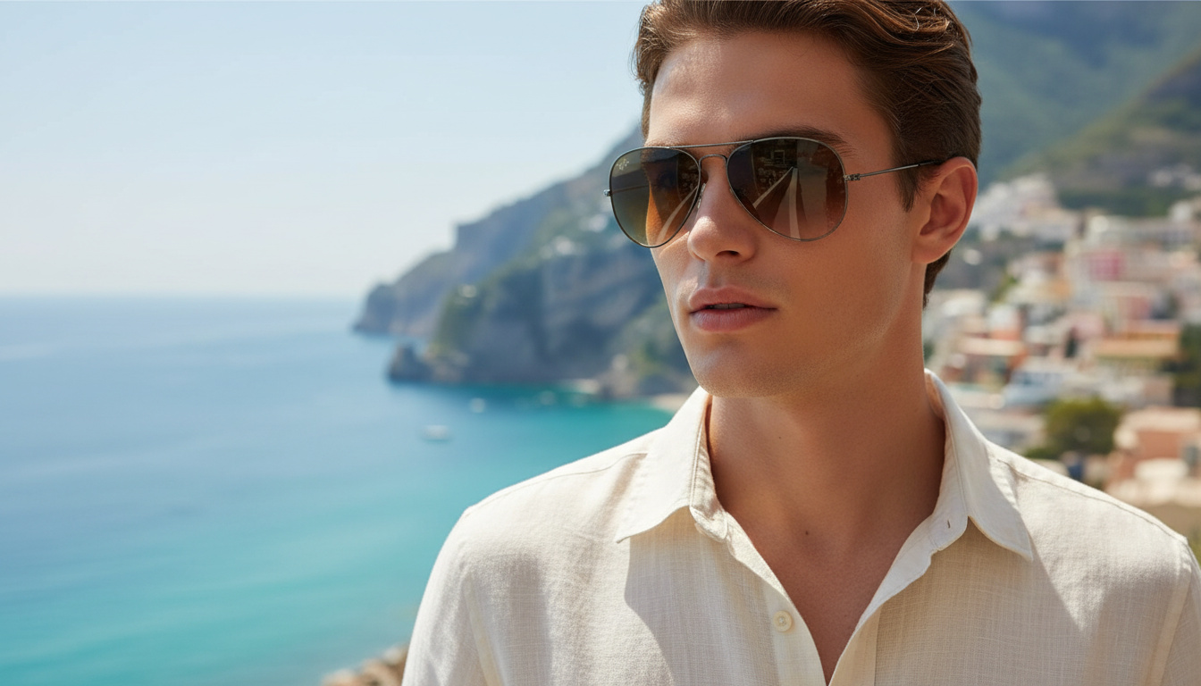 Vista frontal Ray-Ban AVIATOR LARGE METAL (RB3025 - 004/51)