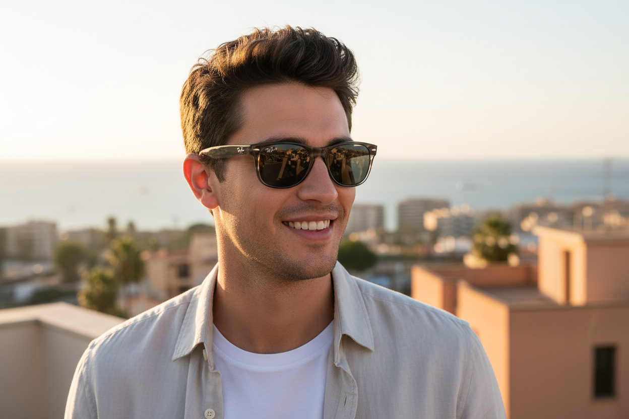 [glasses-front-view] Ray-Ban NEW WAYFARER (RB2132 - 6430B1)