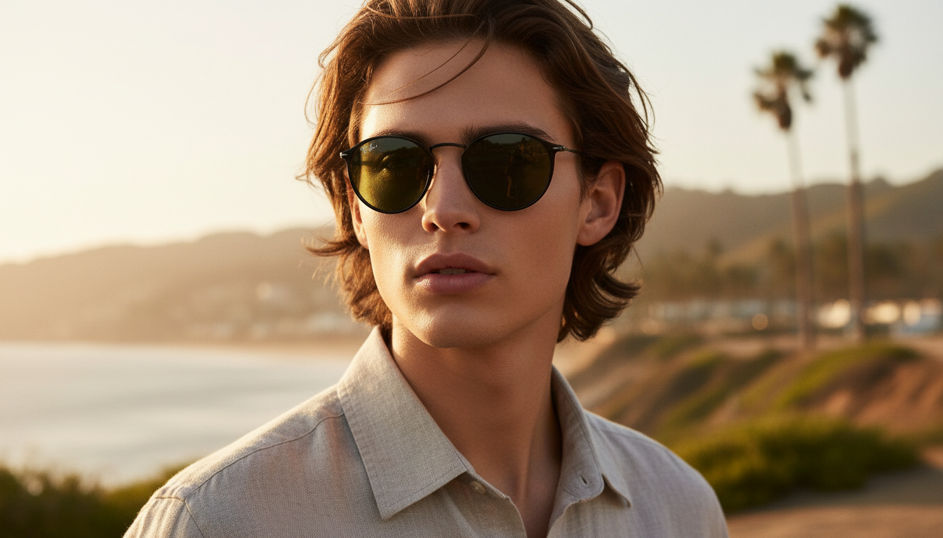 Vista frontal Ray-Ban ROUND METAL (RB3447 - 919931)