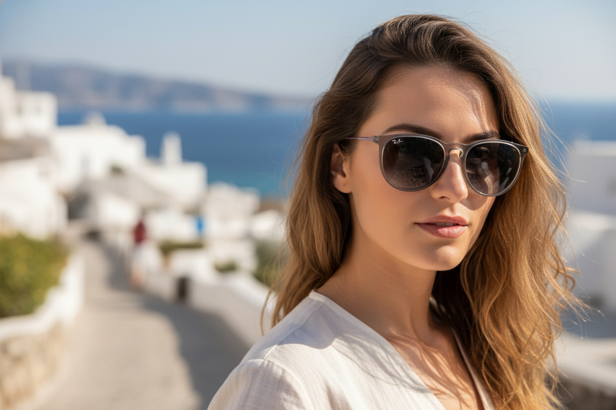 Изглед отпред Ray-Ban ERIKA (RB4171 - 65138G)
