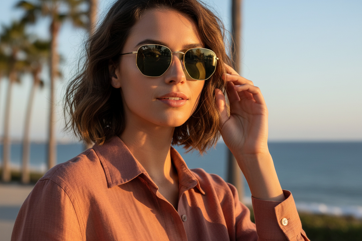 Vista frontal Ray-Ban HEXAGONAL (RB3548 - 919631)