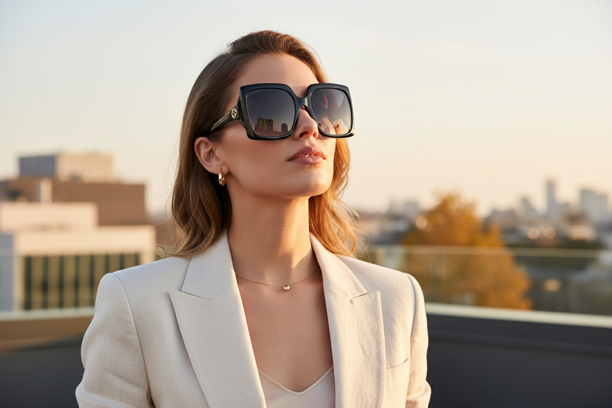 Vista frontal Gucci GG0876SA (001)