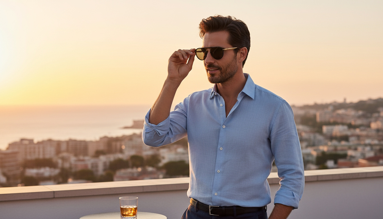 Framifrån Persol PO3264S (95/48)