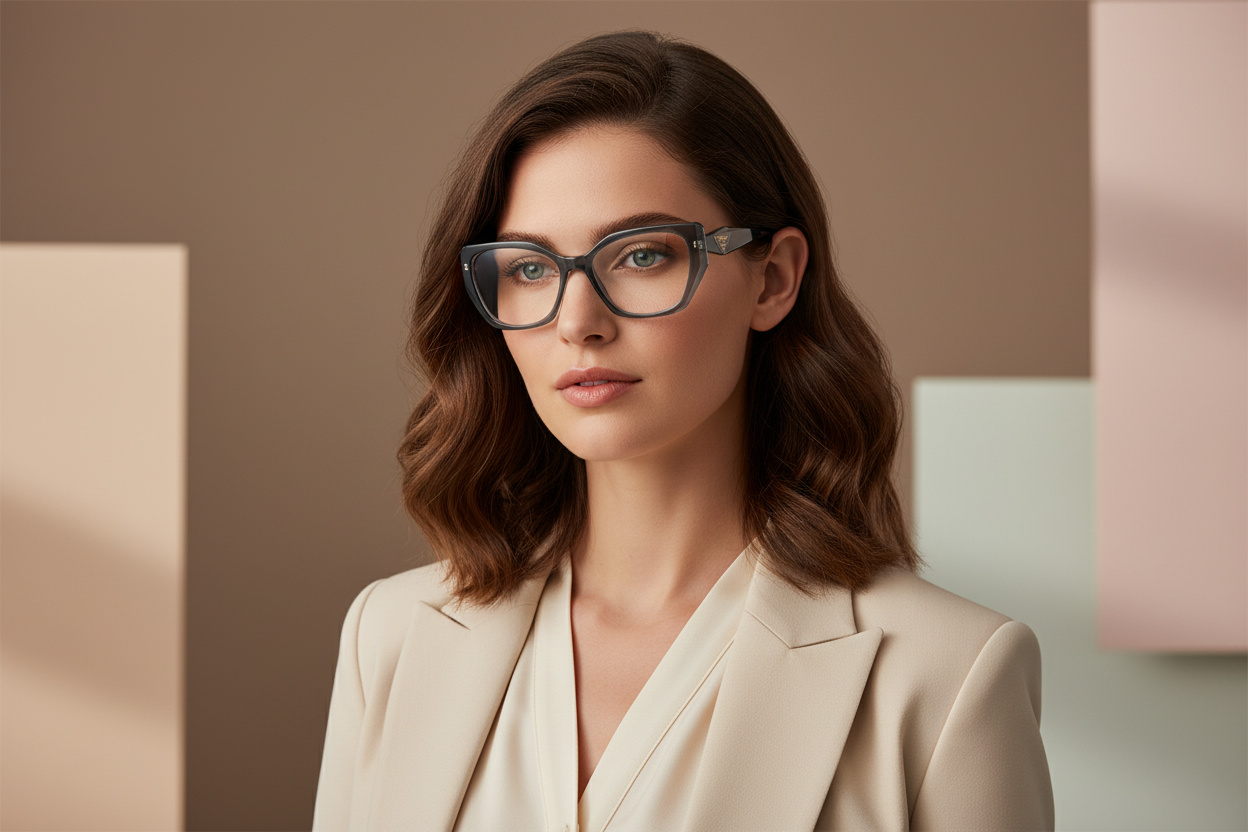 Vue de face Prada PR 18WV (08Q1O1)
