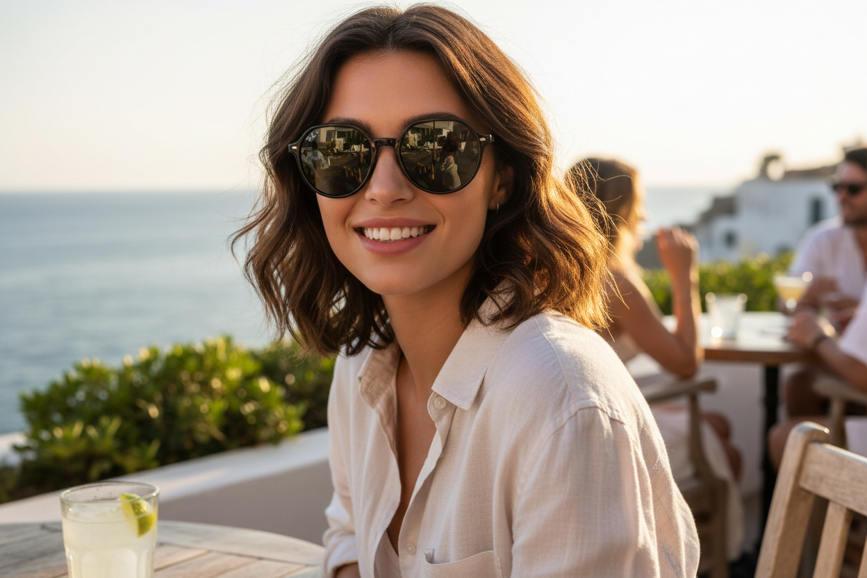 Vista frontal Ray-Ban THALIA (RB2195 - 901/58)