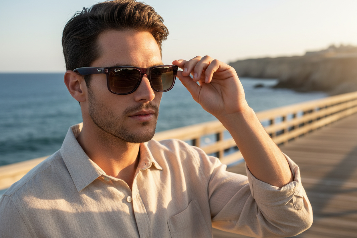 Vedere din față Ray-Ban JUSTIN (RB4165 - 6597T5)
