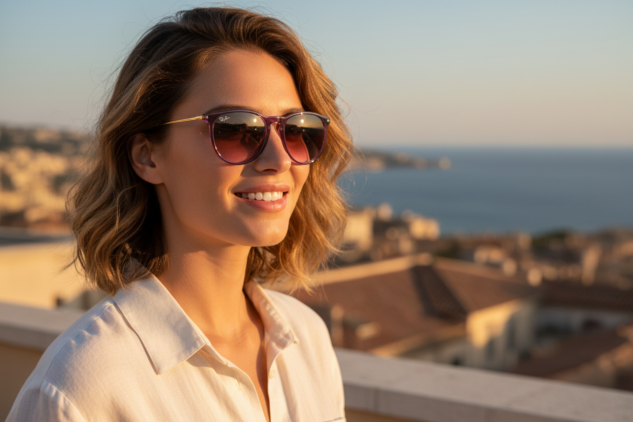 Vista frontal Ray-Ban ERIKA (RB4171 - 659114)