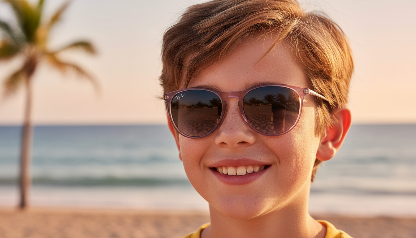 Vista frontal Ray-Ban Kids JUNIOR ERIKA (RJ9060S - 71078G)