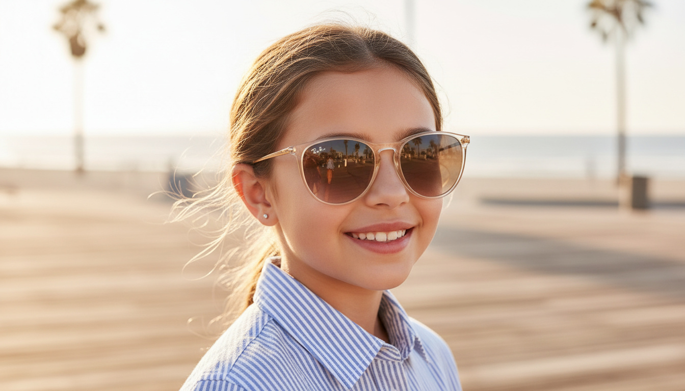 Vista frontal Ray-Ban Kids JUNIOR ERIKA (RJ9060S - 710813)