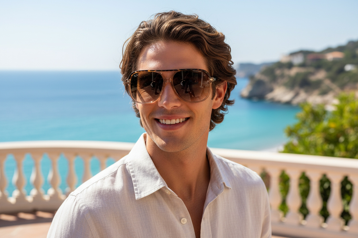 Elölnézet Ray-Ban BILL (RB2198 - 129251)