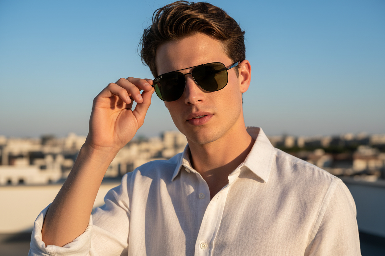Vista frontal Ray-Ban RB3683 (002/58)