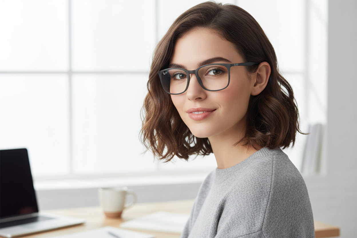 Framifrån Ray-Ban RX7199 (5521)
