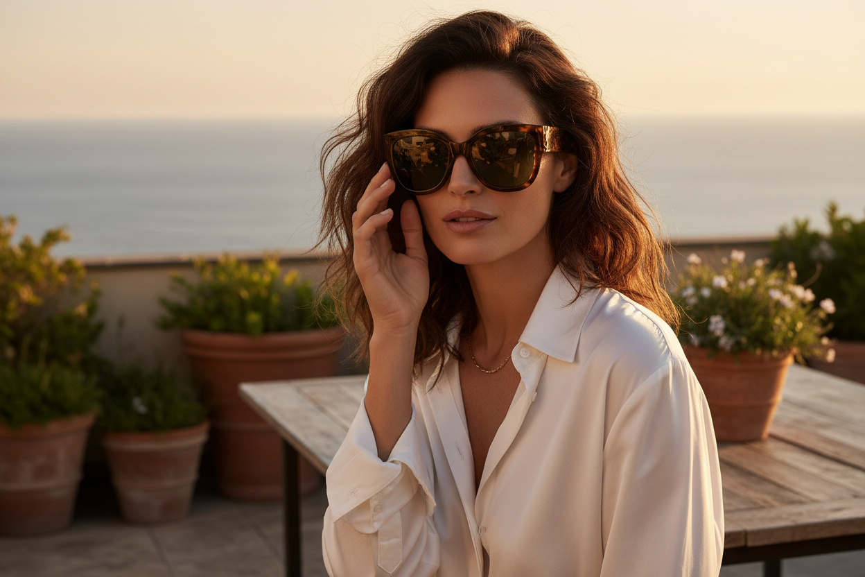 Vista frontal Saint Laurent SL M95/F (003)