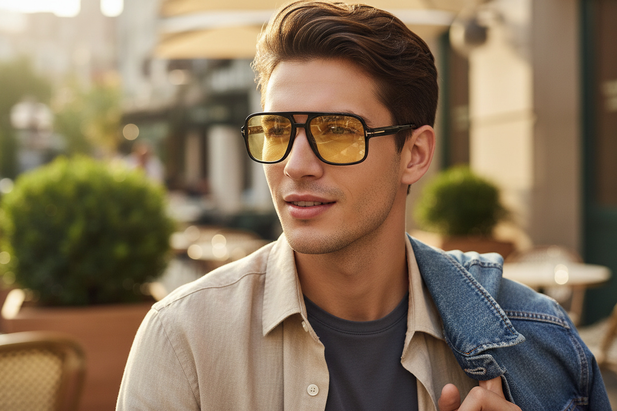 Vooraanzicht Tom Ford FALCONER-02 (FT0884 - 01E)