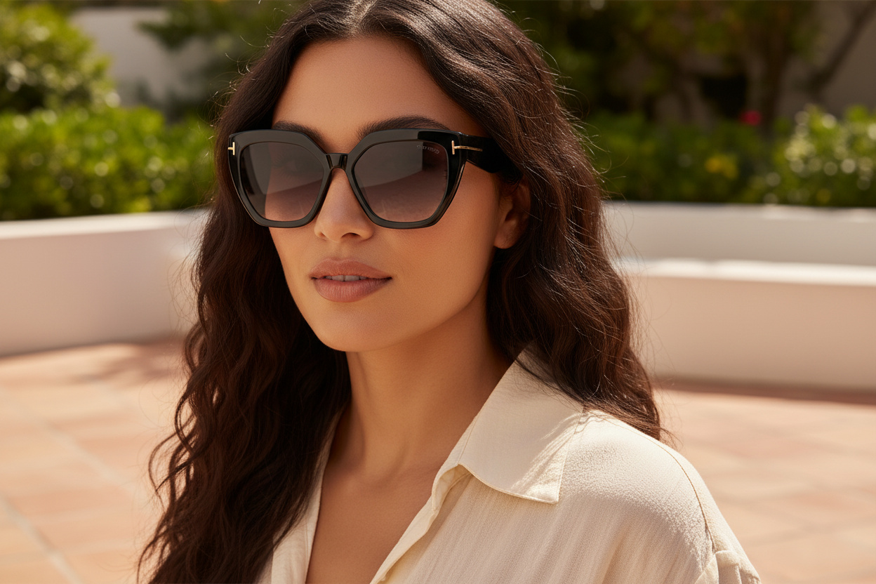 Vista frontal Tom Ford PHOEBE (FT0939 - 01B)