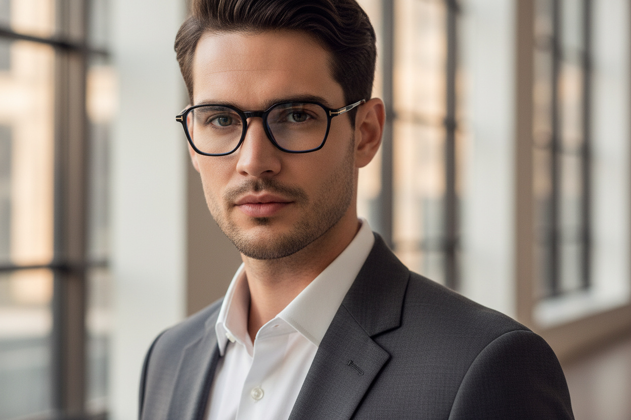 Vista frontal Tom Ford FT5804-B (001)