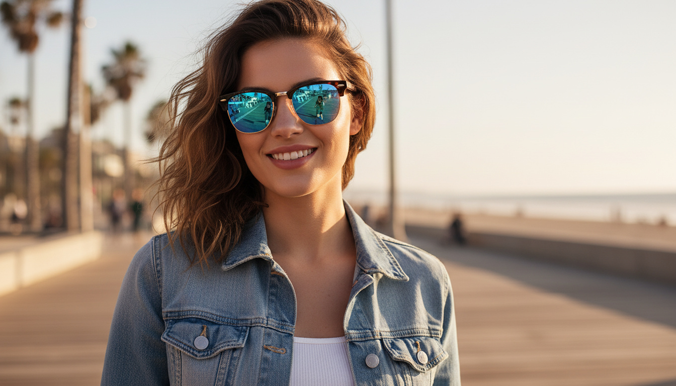 Vista frontal Ray-Ban CLUBMASTER (RB3016 - 114517)