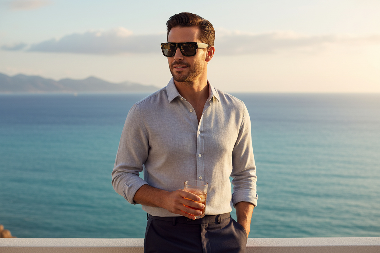 Vista frontal Tom Ford FAUSTO (FT0711-N - 02A)