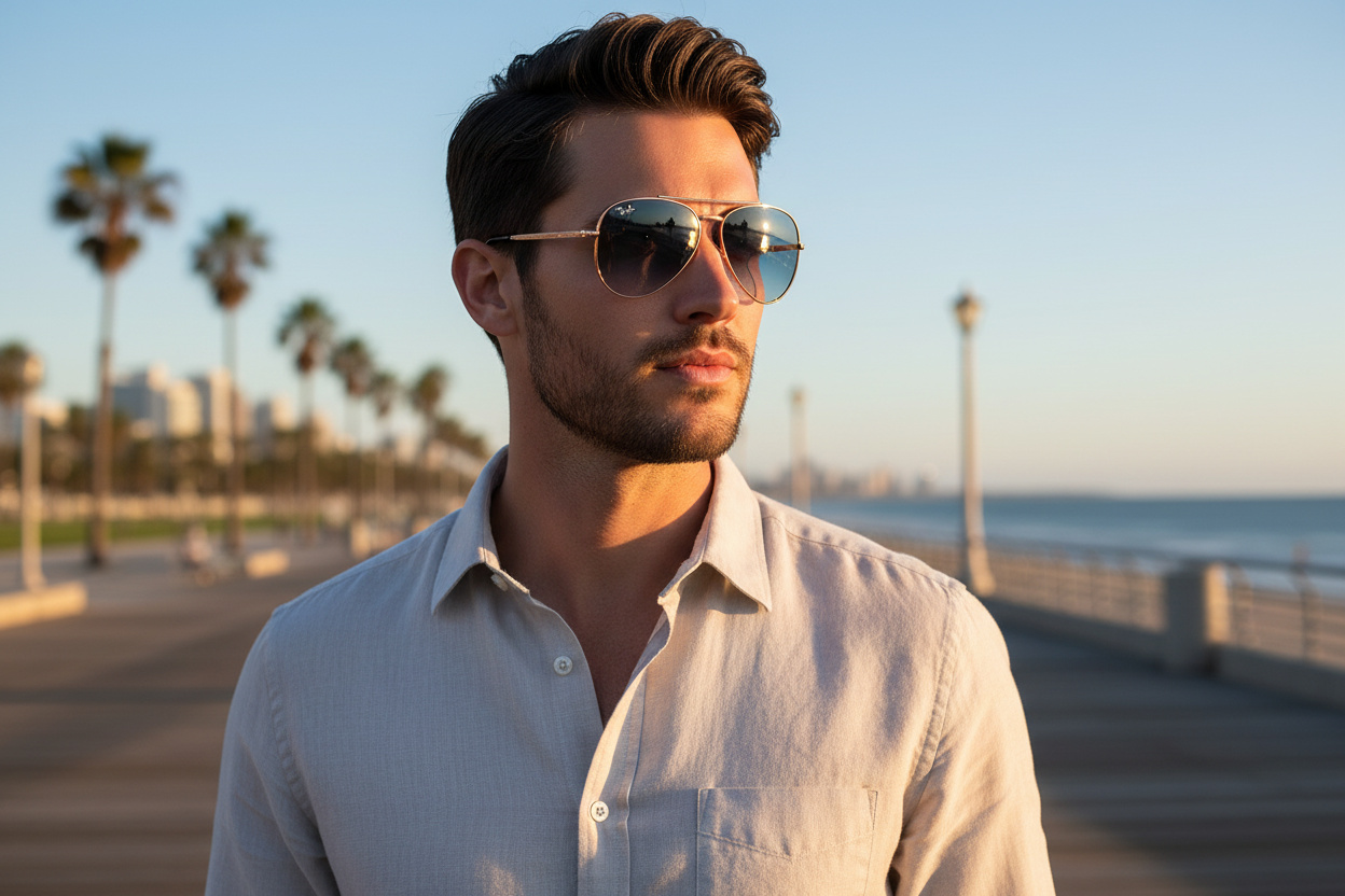 [glasses-front-view] Ray-Ban NEW AVIATOR (RB3625 - 92023F)