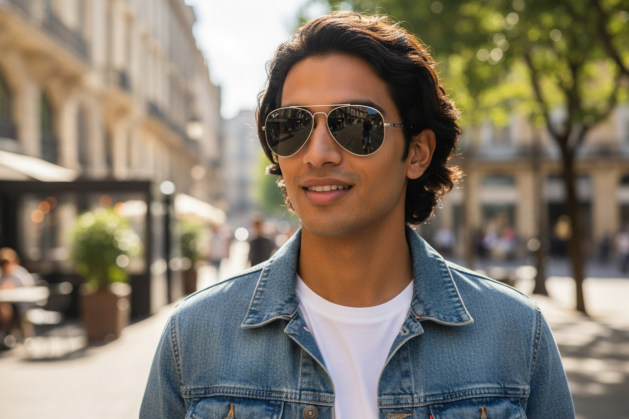 Vista frontal Ray-Ban NEW AVIATOR (RB3625 - 003/R5)