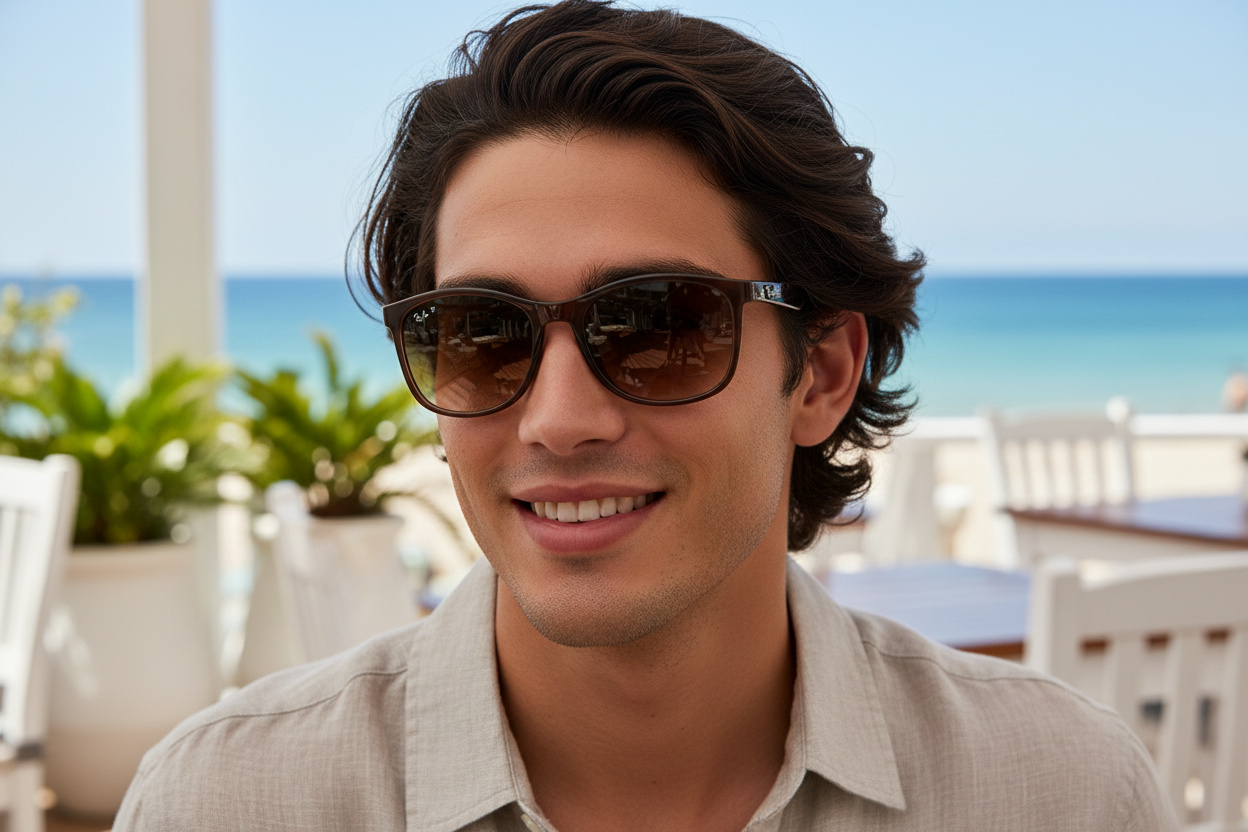 Vista frontal Ray-Ban RB4374 (6600M2)