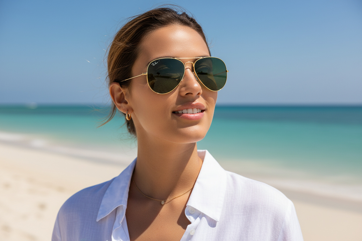 Vista frontal Ray-Ban AVIATOR LARGE METAL II (RB3026 - L2846)