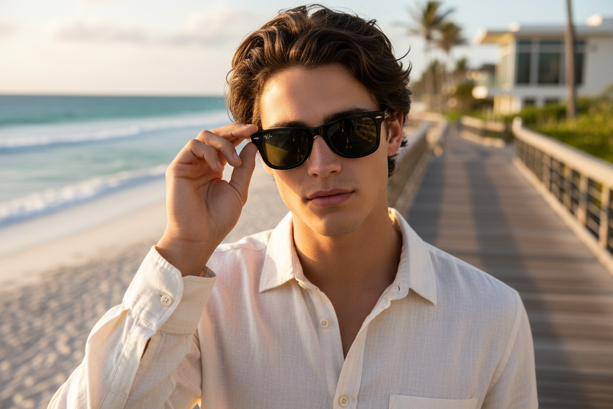 Vista frontal Ray-Ban WAYFARER (RB2140 - 135831)