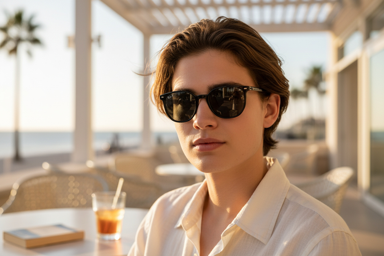 Vista frontal Ray-Ban ELLIOT (RB2197 - 901/48)