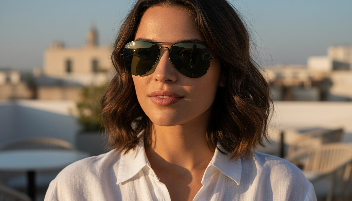 Vista frontal Ray-Ban AVIATOR LARGE METAL II (RB3026 - L2821)